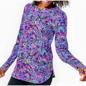 Lilly Pulitzer Luxletic Purple Berry Colony
Conga Blythe Pullover UPF 50 Small